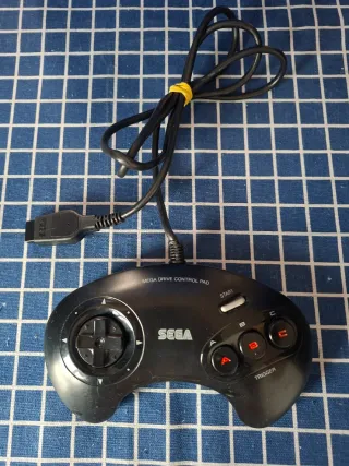 MEGADRIVE 1 ORIGINAL MANDO LETRAS ROJAS