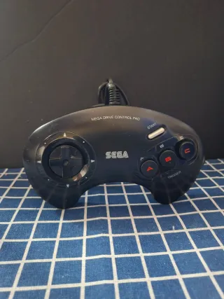 MEGADRIVE 1 ORIGINAL MANDO LETRAS ROJAS