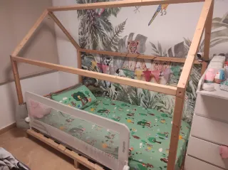 Cama Montessori Casita Madera