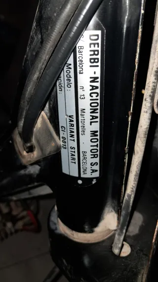 Derbi Variant Star 1989 con papeles