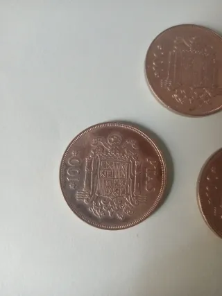 3 Monedas 100 Pesetas