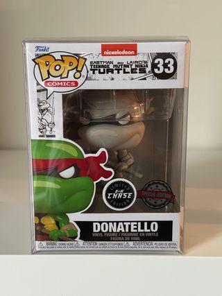 Funko Pop! Donatello TMNT 33 Chase B+W Special Edi