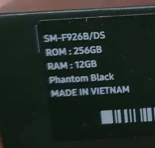 Scatola originale Samsung Galaxy Z Fold 3 5G