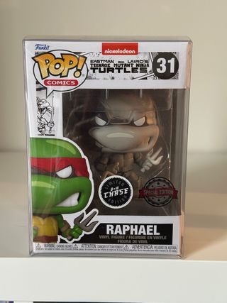 Funko Pop Raphael 31 TMNT B&W Chase Edition