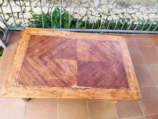 Mesa de centro madera rústica