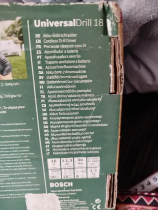 Destornillador Atornillador Bosch 18V