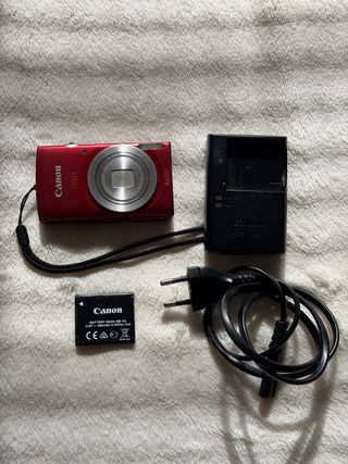 Canon Ixus 185 Cámara Digital Roja
