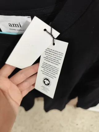 Camiseta AMI Paris Negra