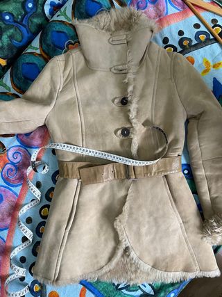 Abrigo Max Mara Piel Beige