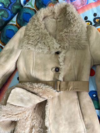 Abrigo Max Mara Piel Beige