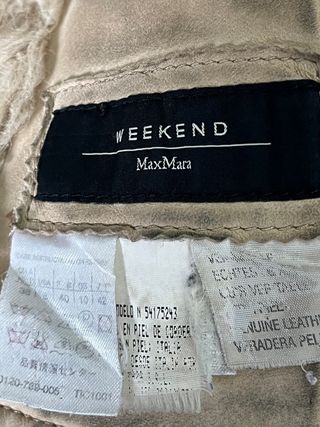 Abrigo Max Mara Piel Beige