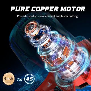 SIN ABRIR Mini Motosierra 800W de 6 Pulgadas