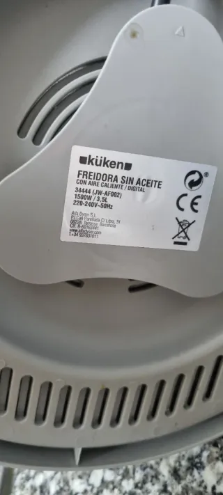 Freidora de aire GOLD