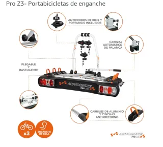 Porta Bicicletas AUTOBIKE Z3 PRO para enganche