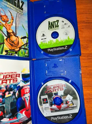 Pack lote Juegos PS2: Hormigaz y Super Karts