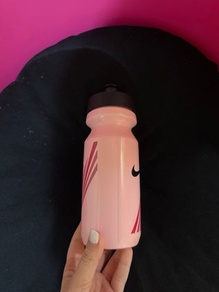 Botella agua Nike rosa bici