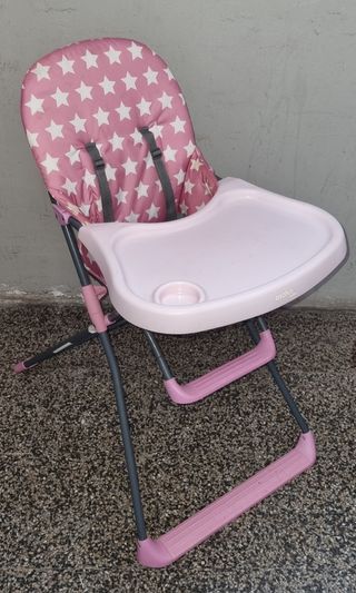 Trona rosa marca asalvo bebé con caballito balanci