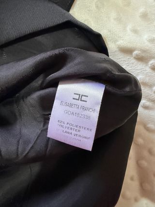 Elisabetta Franchi Gonna Nera Zip