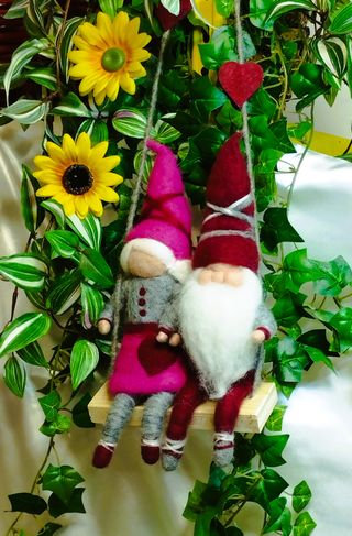 Coppia gnomi Waldorf nonni