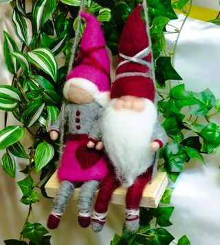 Coppia gnomi Waldorf nonni