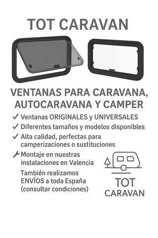 Ventana para Autocaravana y Camper