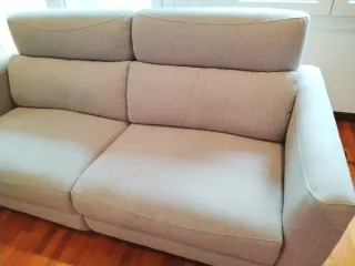 Sofá Relax Eléctrico 3 Plazas Nuevo Gris claro