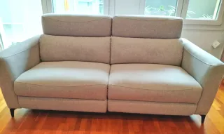 Sofá Relax Eléctrico 3 Plazas Nuevo Gris claro