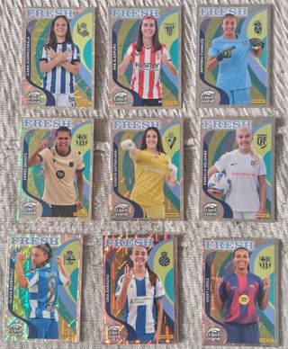 (LEER) COL. COMPLETA(418 CROMOS)"LIGA F 26”