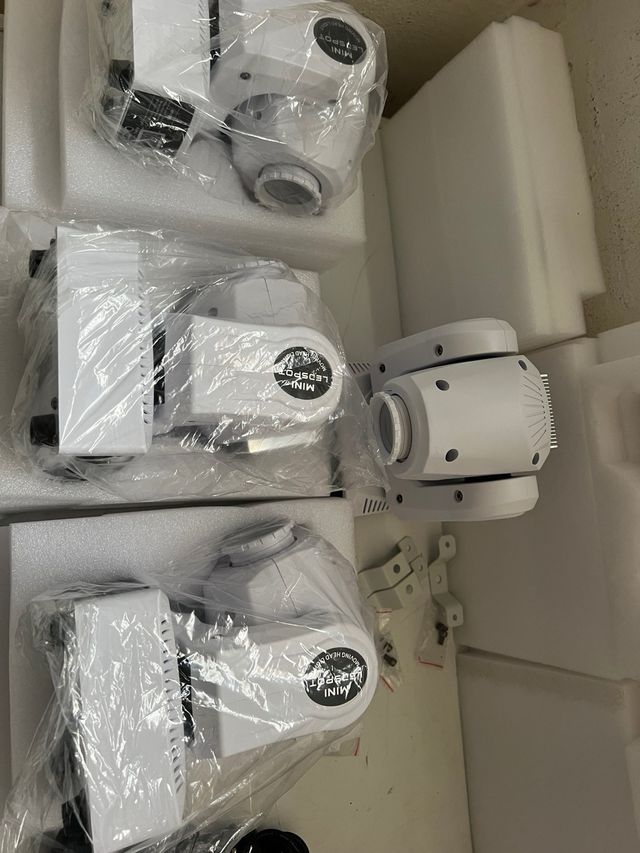 x4 CABEZAS MÓVILES BLANCAS 90W DJ LIGHTS SPOT BEAM