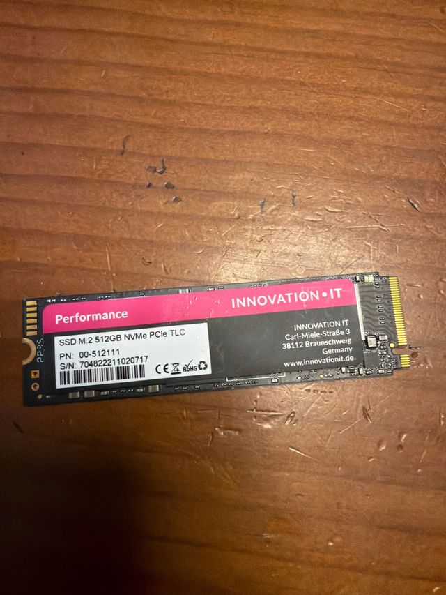 SSD M.2 512GB NVMe PCIe TLC INNOVATION IT
