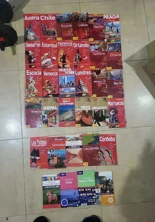 LOTE GUIAS DE VIAJE A 3 EUROS CADA UNA