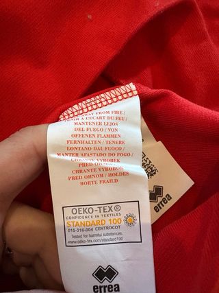 Felpa Errea rossa taglia L