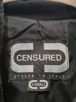 Giubbotto lana CENSURED nero donna