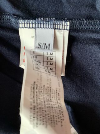 Fuseaux blu con pizzo