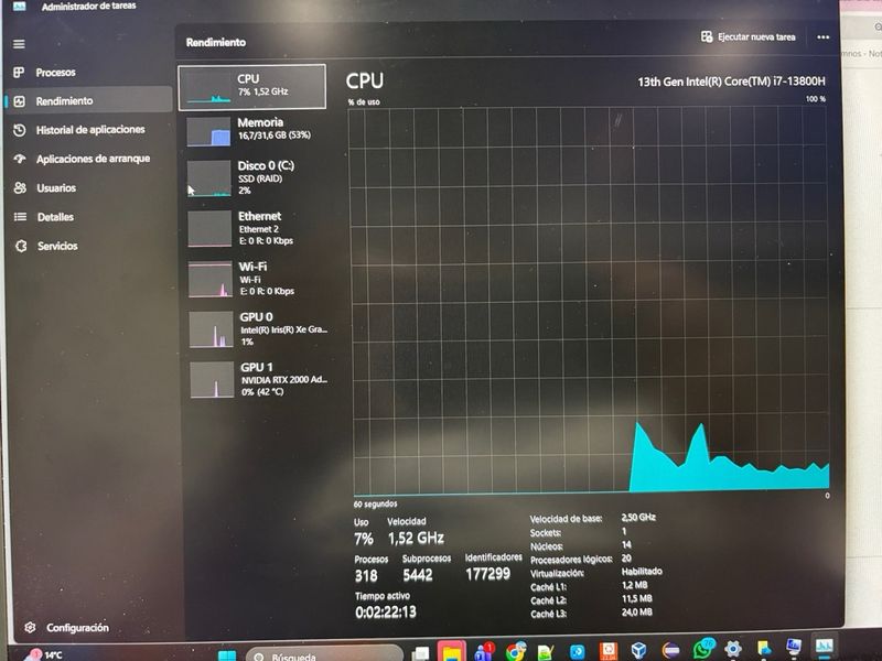 Dell Precision 5680 | i7-13800H | RTX 2000 Ada afbeelding 6