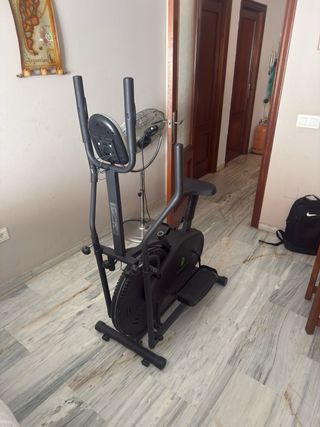 Bicicleta Estática Elíptica Negra