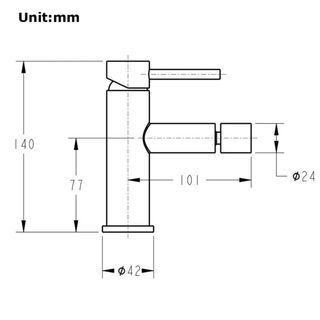 ONECE Rubinetto Bagno Lavabo Monocomando