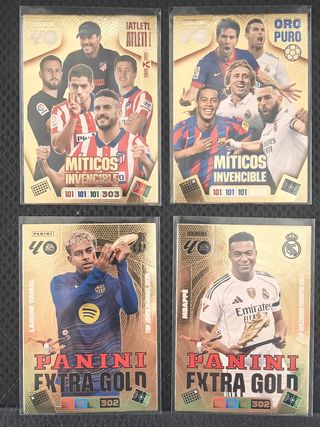 LOS 2 MÍTICOS INVENCIBLE+2 EXTRA GOLD ADRENALYN 26