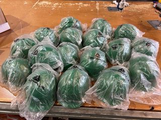 17 Cascos Delta Plus Verdes