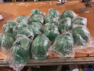 17 Cascos Delta Plus Verdes