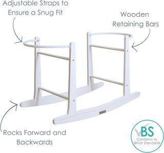 Clair de Lune Soporte para cesta mecedora de moisé