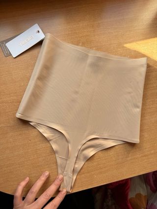 Faja Tanga Bye Bra Beige Control Abdominal