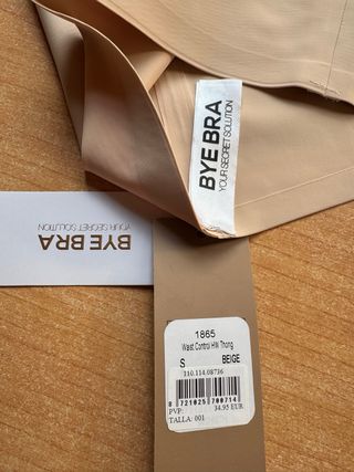 Faja Tanga Bye Bra Beige Control Abdominal