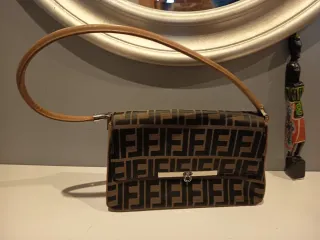 Borsa Fendi Marrone e Nero