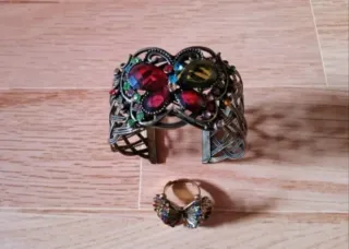 Pulsera ancha (brazalete) + Anillo Mariposa NUEVO!