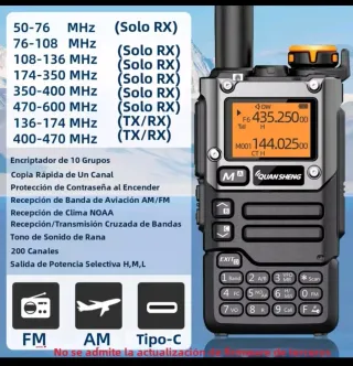 Walkie TALKIE Quansheng UV- K5 (8) BIBANDA NUEVO