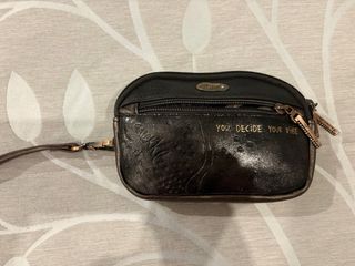 Porta todo Anekke negro y marrón Medidas 18x16 cm