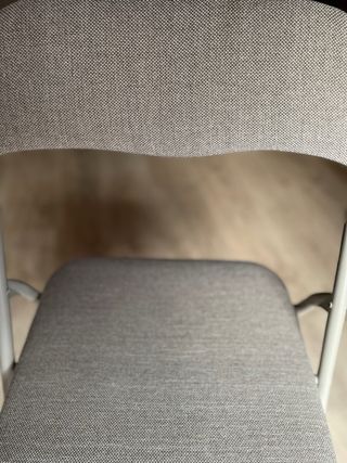 Silla plegable beige x2