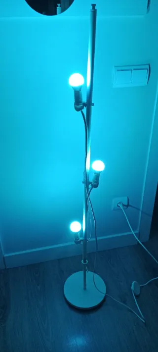 Lámpara Pie Solleftea Ikea Blanca