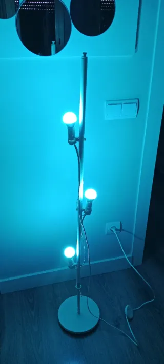 Lámpara Pie Solleftea Ikea Blanca